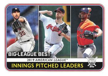 #263 Justin Verlander / Shane Bieber / Gerrit Cole - Houston Astros / Cleveland Indians / Houston Astros - 2020 Topps Big League Baseball