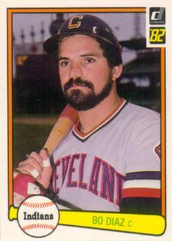 #263 Bo Diaz - Cleveland Indians - 1982 Donruss Baseball