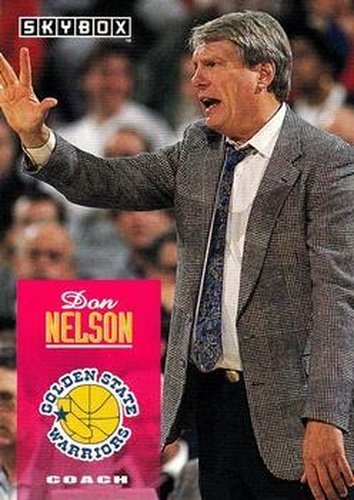 #263 Don Nelson - Golden State Warriors - 1992-93 SkyBox Basketball