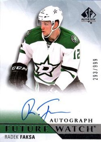 #263 Radek Faksa - Dallas Stars - 2015-16 SP Authentic Hockey