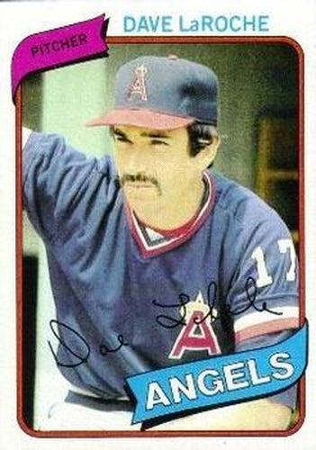 #263 Dave LaRoche - California Angels - 1980 Topps Baseball