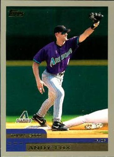 #263 Andy Fox - Arizona Diamondbacks - 2000 Topps Baseball