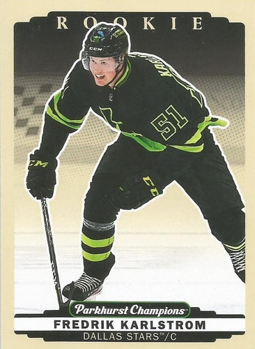 #263 Fredrik Karlstrom - Dallas Stars - 2022-23 Parkhurst Champions Hockey