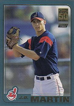 #T263 J.D. Martin - Cleveland Indians - 2001 Topps Traded & Rookies Baseball