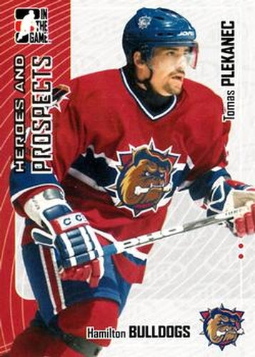 #263 Tomas Plekanec - Hamilton Bulldogs - 2005-06 In The Game Heroes and Prospects Hockey