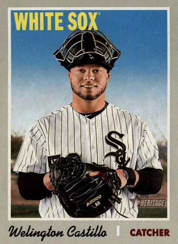 #263 Welington Castillo - Chicago White Sox - 2019 Topps Heritage Baseball