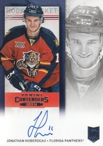 #263a Jonathan Huberdeau - Florida Panthers - 2013-14 Panini Contenders Hockey