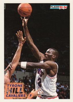 #264 Tyrone Hill - Cleveland Cavaliers - 1993-94 Fleer Basketball