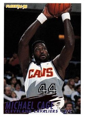 #264 Michael Cage - Cleveland Cavaliers - 1994-95 Fleer Basketball