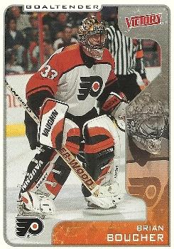 #264 Brian Boucher - Philadelphia Flyers - 2001-02 Upper Deck Victory Hockey