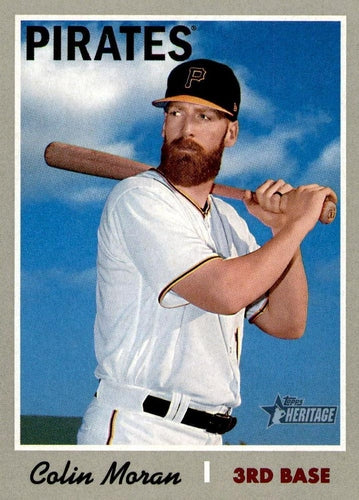 #264 Colin Moran - Pittsburgh Pirates - 2019 Topps Heritage Baseball