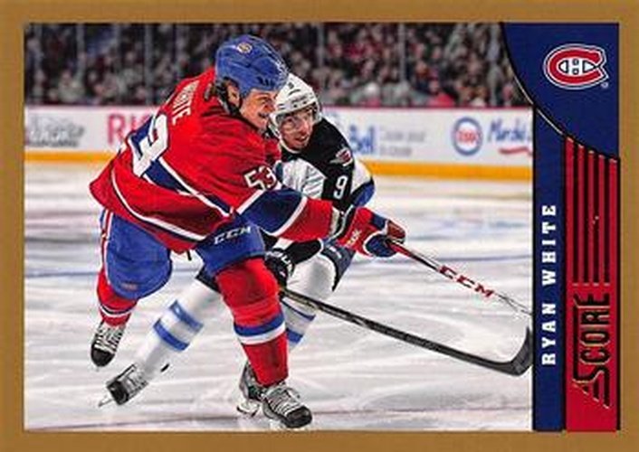 #264 Ryan White - Montreal Canadiens - 2013-14 Score - Gold Hockey