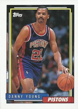 #264 Danny Young - Detroit Pistons - 1992-93 Topps Basketball