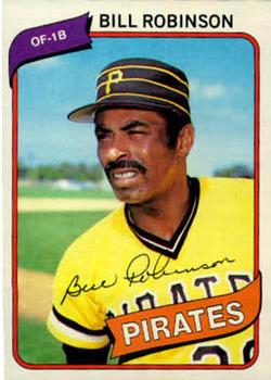 #264 Bill Robinson - Pittsburgh Pirates - 1980 Topps Baseball