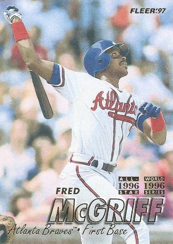 #264 Fred McGriff - Atlanta Braves - 1997 Fleer Baseball