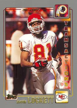 #264 Kevin Lockett - Washington Redskins - 2001 Topps Football