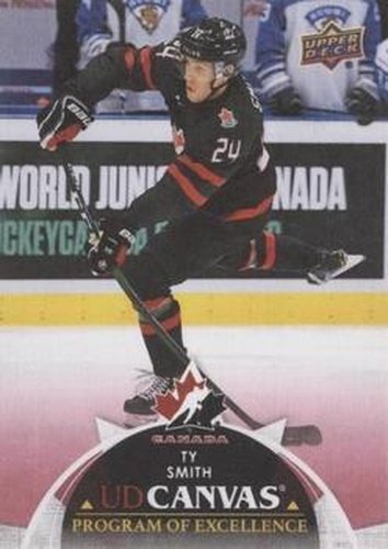 #C264 Ty Smith - Canada - 2021-22 Upper Deck - UD Canvas Hockey