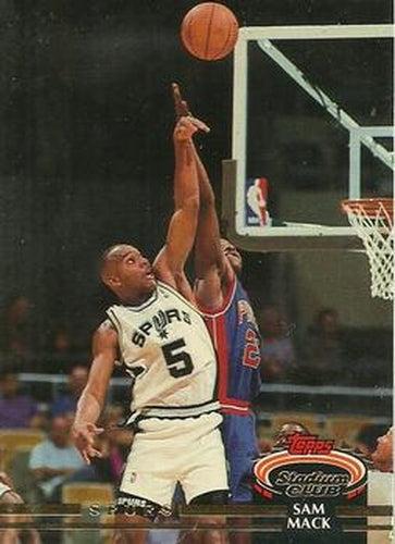 #264 Sam Mack - San Antonio Spurs - 1992-93 Stadium Club Basketball