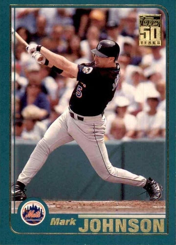 #264 Mark Johnson - New York Mets - 2001 Topps Baseball