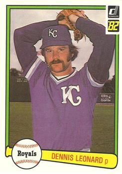 #264 Dennis Leonard - Kansas City Royals - 1982 Donruss Baseball