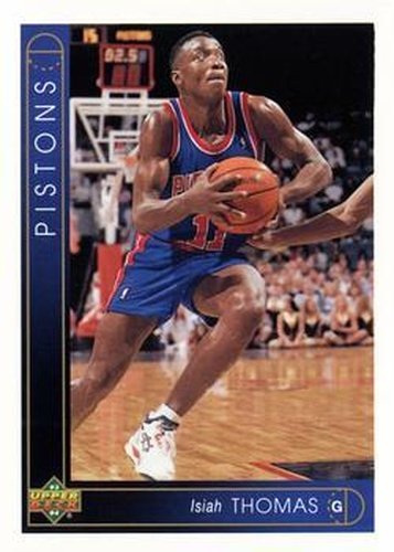 #264 Isiah Thomas - Detroit Pistons - 1993-94 Upper Deck Basketball