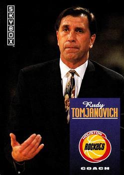 #264 Rudy Tomjanovich - Houston Rockets - 1992-93 SkyBox Basketball