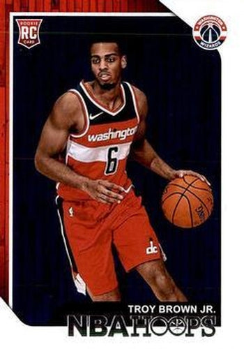 #264 Troy Brown Jr. - Washington Wizards - 2018-19 Hoops Basketball