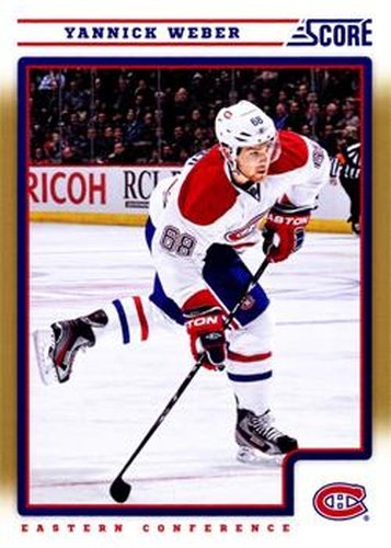 #264 Yannick Weber - Montreal Canadiens - 2012-13 Score - Gold Rush Hockey