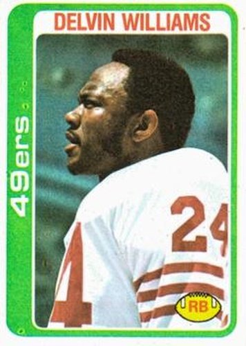 #264 Delvin Williams - San Francisco 49ers - 1978 Topps Football