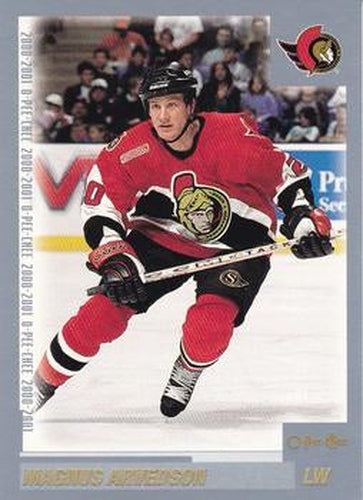 #264 Magnus Arvedson - Ottawa Senators - 2000-01 O-Pee-Chee Hockey