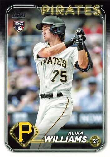 #265 Alika Williams - Pittsburgh Pirates - 2024 Topps Baseball