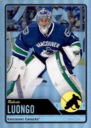 #265 Roberto Luongo - Vancouver Canucks - 2012-13 O-Pee-Chee - Rainbow Hockey