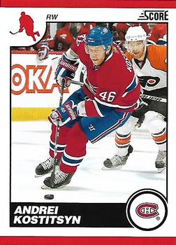 #265 Andrei Kostitsyn - Montreal Canadiens - 2010-11 Score Hockey