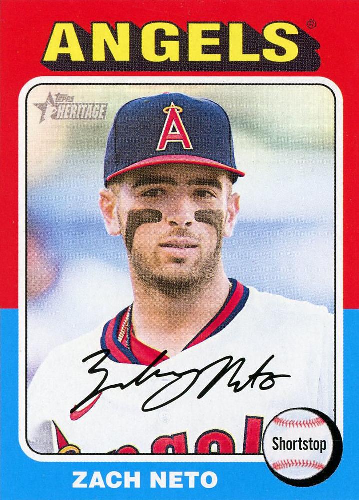 #265 Zach Neto - Los Angeles Angels - 2024 Topps Heritage Baseball