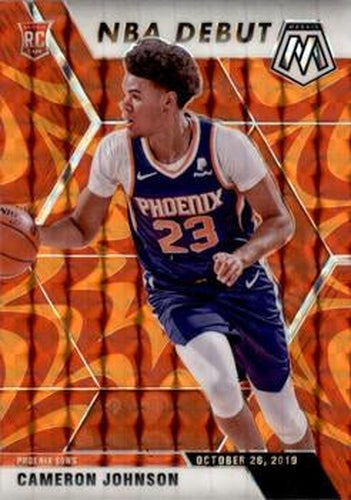 #265 Cameron Johnson - Phoenix Suns - 2019-20 Panini Mosaic - Reactive Orange Basketball