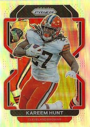 #265 Kareem Hunt - Cleveland Browns - 2021 Panini Prizm - Silver Football