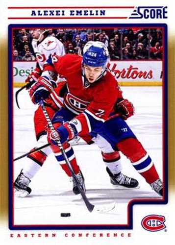 #265 Alexei Emelin - Montreal Canadiens - 2012-13 Score - Gold Rush Hockey