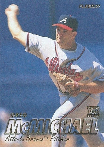 #265 Greg McMichael - Atlanta Braves - 1997 Fleer Baseball