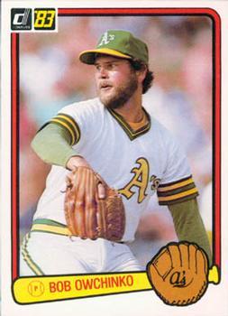 #265 Bob Owchinko - Oakland Athletics - 1983 Donruss Baseball