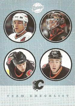 #265 Jarome Iginla / Roman Turek / Marc Savard / Derek Morris - Calgary Flames - 2002-03 Upper Deck Vintage Hockey