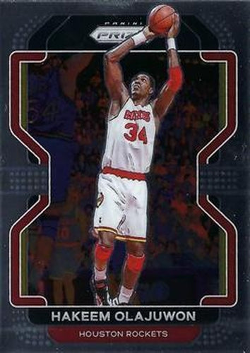 #265 Hakeem Olajuwon - Houston Rockets - 2021-22 Panini Prizm Basketball