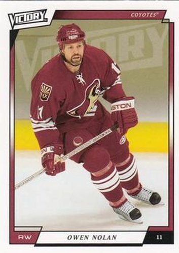 #265 Owen Nolan - Phoenix Coyotes - 2006-07 Upper Deck Victory Update Hockey