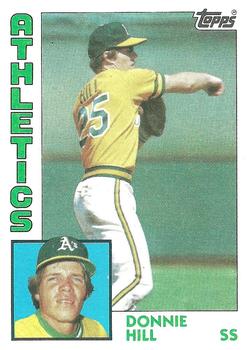 #265 Donnie Hill - Oakland Athletics - 1984 Topps Baseball
