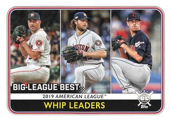 #265 Justin Verlander / Gerrit Cole / Shane Bieber - Houston Astros / Houston Astros / Cleveland Indians - 2020 Topps Big League Baseball