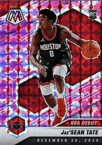 #265 Jae'Sean Tate - Houston Rockets - 2020-21 Panini Mosaic - Mosaic Camo Pink Basketball