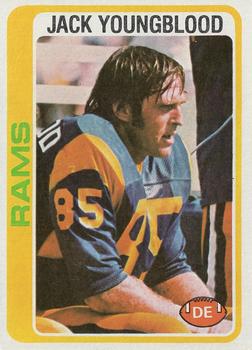 #265 Jack Youngblood - Los Angeles Rams - 1978 Topps Football