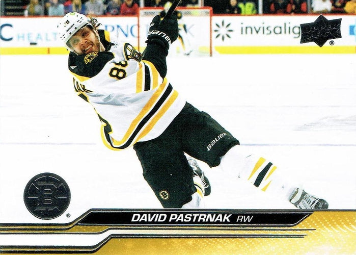 #265 David Pastrnak - Boston Bruins -2023-24 Upper Deck Hockey