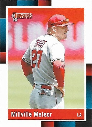 #265b Mike Trout - Los Angeles Angels - 2022 Donruss Baseball