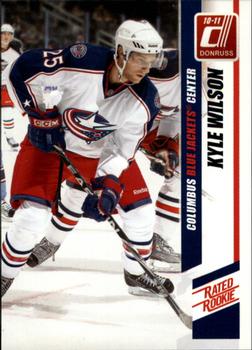 #265b Kyle Wilson - Columbus Blue Jackets - 2010-11 Donruss Hockey