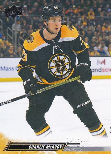 #266 Charlie McAvoy - Boston Bruins - 2022-23 Upper Deck Hockey